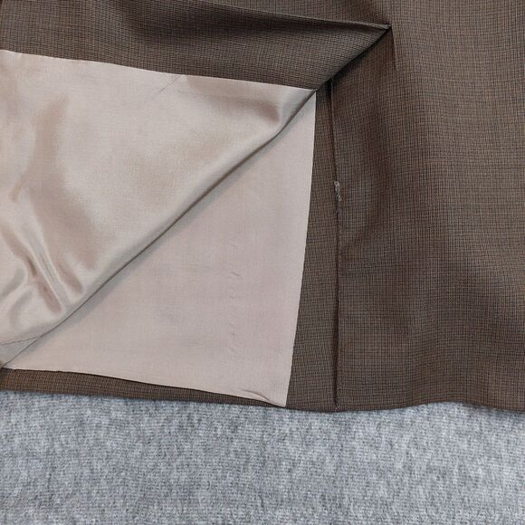 Lauren Ralph Lauren 2 Piece Suit Mens 52R Pants 50x28.5 Wool Cashmere Brown - Picture 8 of 12